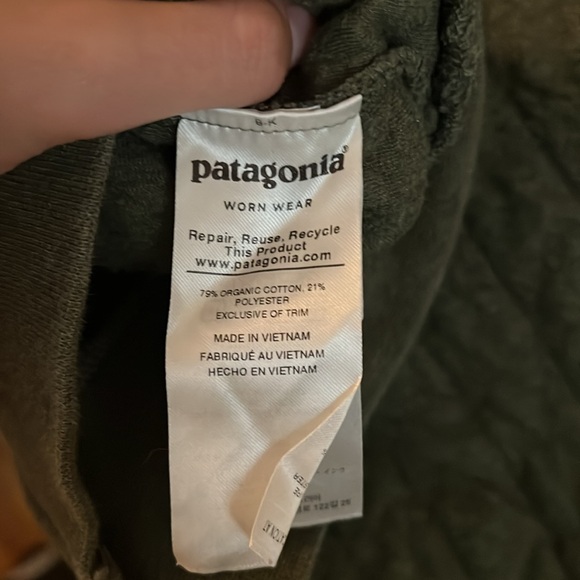 143T Patagonia Organic Cotton Quilt Hoody - Picture 5 of 5